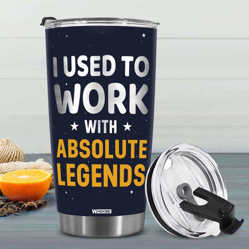 WHIDOBE Gift For Leaving Coworker - I Used To Work With Absolute Legend - Coworker Retirement - Christmas, Leaving Gifts for Boss, Colleague - Going Away, Farewell Goodbye Workplace Gift For Coworker - Image 5
